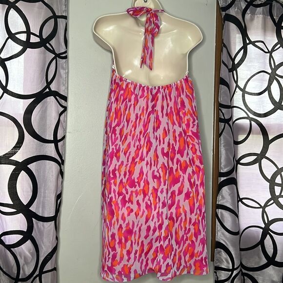 Boston Proper Pink Printed Halter Dress XXS - Picture 12 of 13